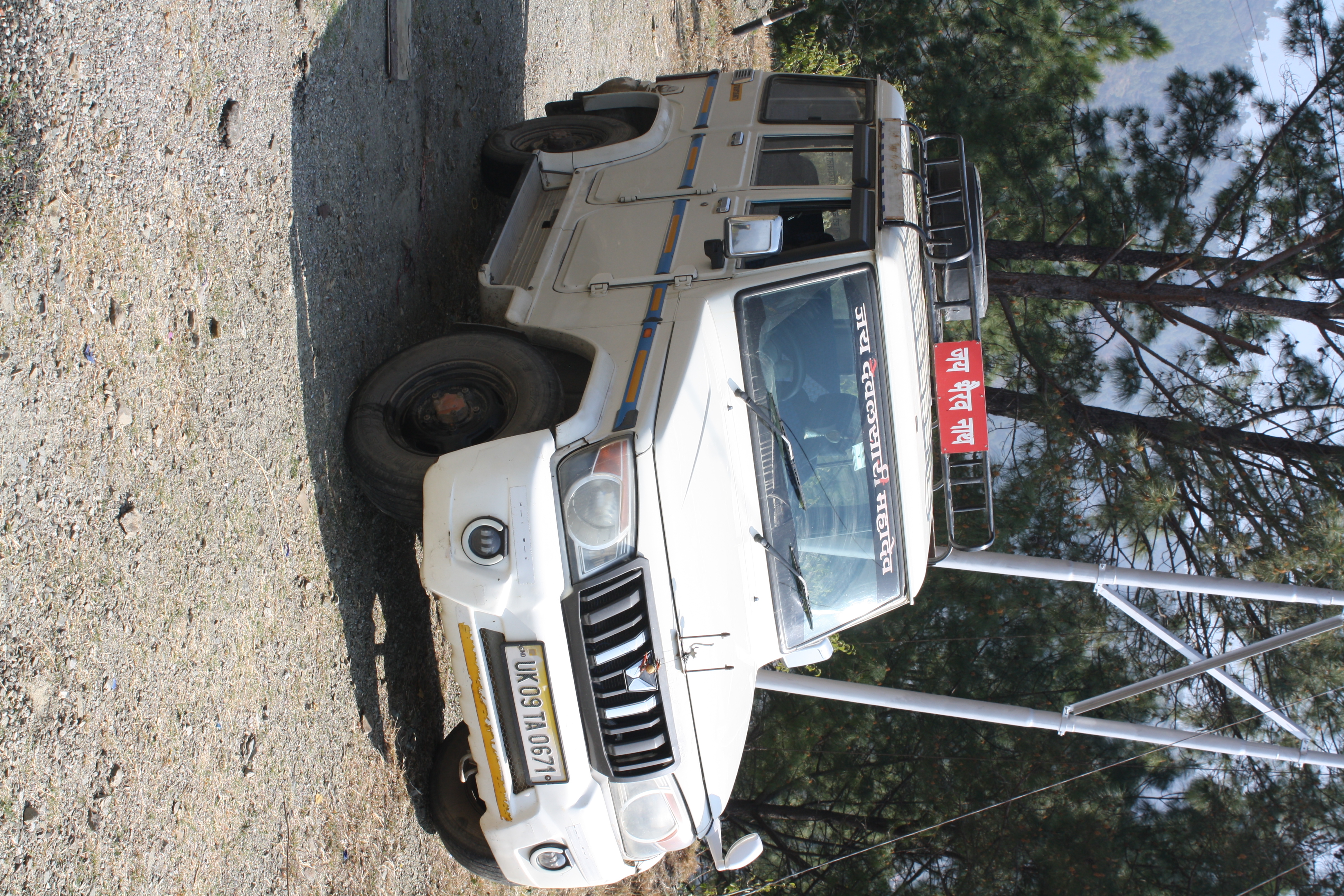 Driving in the mountains